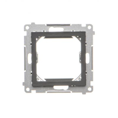 Simon 55 Adapter (przejściówka) na osprzęt standardu 45x45mm Czarny mat TA45.01/149 KONTAKT (TA45.01/149)