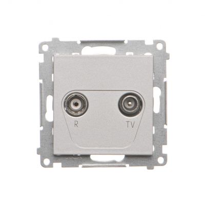 Simon 55 Gniazdo antenowe R-TV końcowe separowane 1x Wejście: 5÷862 MHz Aluminium mat TAK.01/143 KONTAKT (TAK.01/143)