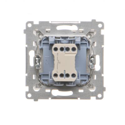 Simon 55 Przycisk zwierny /dzwonek/ szybkozłączka Szampański mat TD1.01/144 KONTAKT (TD1.01/144)
