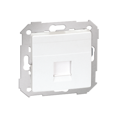 Simon 82 Pokrywa 1x gniazdo RJ45 płaska z żaluzją biały 82005-30 KONTAKT (82005-30)