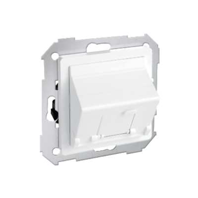 Simon 82 Pokrywa 1x gniazdo RJ45 skośna z żaluzją . !Wymagany adapter 75001-39 biały 82578-30 KONTAKT (82578-30)
