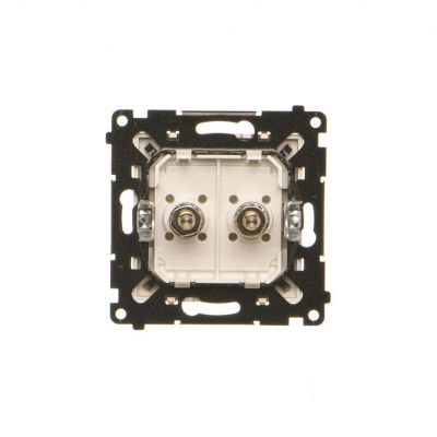 Simon 55 Gniazdo ekwipotencjalne podwójne Szampański mat TGEK2.01/144 KONTAKT (TGEK2.01/144)