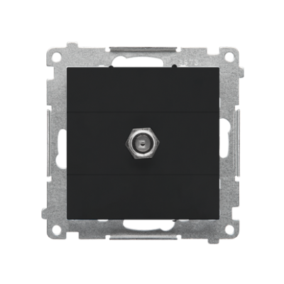 Simon 55 Gniazdo antenowe typu /F/ pojedyncze Do instalacji indywidualnych Czarny mat TASF1.01/149 KONTAKT (TASF1.01/149)