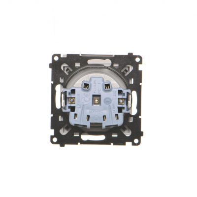 Simon 55 Gniazdo wtyczkowe do wersji IP44 bez uszczelki szybkozłączka Klapka W kolorze pokrywy Aluminium mat TGZ1BCUZ.01/143 KONTAKT (TGZ1BCUZ.01/143)