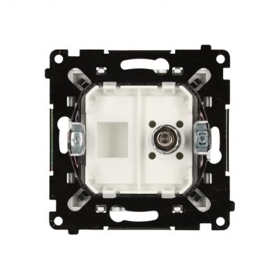 Simon 55 Gniazdo ekwipotencjalne pojedyncze Aluminium mat TGEK1.01/143 KONTAKT (TGEK1.01/143)