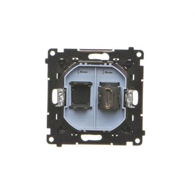 Simon 55 Gniazdo HDMI Czarny mat TGHDMI.01/149 KONTAKT (TGHDMI.01/149)