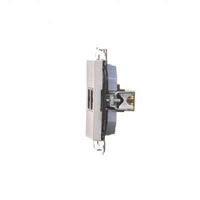 Simon 55 Gniazdo HDMI podwójne Jasnoszary mat TGHDMI2.01/114 KONTAKT (TGHDMI2.01/114)