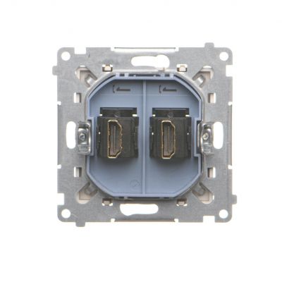 Simon 55 Gniazdo HDMI podwójne Szampański mat TGHDMI2.01/144 KONTAKT (TGHDMI2.01/144)