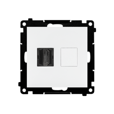 Simon 55 Gniazdo HDMI Biały mat TGHDMI.01/111 KONTAKT (TGHDMI.01/111)