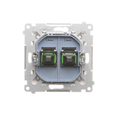 Simon 55 Gniazdo światłowodowe / optyczne podwójne SC/APC Biały mat TGS2.01/111 KONTAKT (TGS2.01/111)