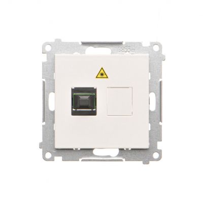 Simon 55 Gniazdo światłowodowe / optyczne pojedyncze SC/APC Biały mat TGS1.01/111 KONTAKT (TGS1.01/111)
