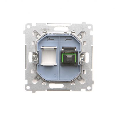 Simon 55 Gniazdo światłowodowe / optyczne pojedyncze SC/APC Biały mat TGS1.01/111 KONTAKT (TGS1.01/111)