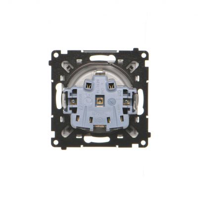 Simon 55 Gniazdo Schuko z przesłonami szybkozłączka Aluminium mat TGSZ1CZ.01/143 KONTAKT (TGSZ1CZ.01/143)