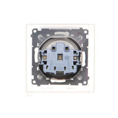 Simon 55 Gniazdo wtyczkowe do wersji IP44 z uszczelką szybkozłączka KlapkaW kolorze pokrywy Jasnoszary mat TGZ1BCZ.01/114 KONTAKT (TGZ1BCZ.01/114)