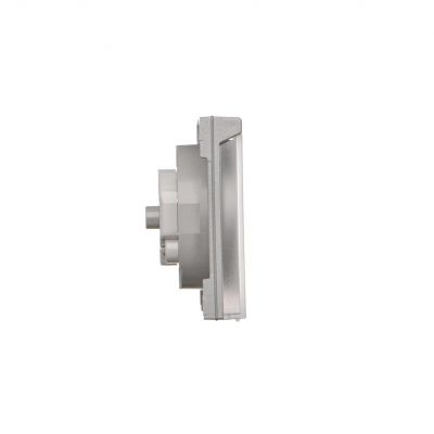 Simon 55 Pokrywa gniazda wtyczkowego pojedynczego z klapką transparentą do: SGZ1CM SGZ1M Aluminium mat TGZ1BUZP/143A KONTAKT (TGZ1BUZP/143A)