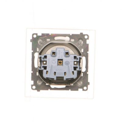 Simon 55 Gniazdo wtyczkowe do wersji IP44 z uszczelką szybkozłączka Klapka W kolorze pokrywy Szampański mat TGZ1BCZ.01/144 KONTAKT (TGZ1BCZ.01/144)