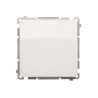 Simon Basic Łącznik pojedynczy jednobiegunowy zaciski śrubowe biały BMW1A.01/11 KONTAKT (BMW1A.01/11)