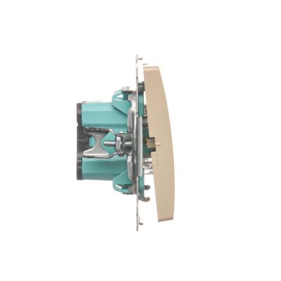 Simon Basic Łącznik pojedynczy jednobiegunowy zaciski śrubowe beż BMW1A.01/12 KONTAKT (BMW1A.01/12)