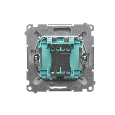 Simon Basic Łącznik pojedynczy jednobiegunowy zaciski śrubowe satynowy BMW1A.01/29 KONTAKT (BMW1A.01/29)