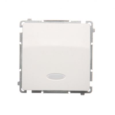 Simon Basic Łącznik pojedynczy jednobiegunowy z sygnalizacją załączenia szybkozłączka biały BMW1ZL.01/11 KONTAKT (BMW1ZL.01/11)