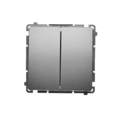 Simon Basic Łącznik świecznikowy 10A 250V szybkozłączka satynowy BMW5.01/29 KONTAKT (BMW5.01/29)