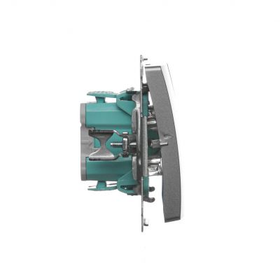 Simon Basic Łącznik świecznikowy 10A 250V szybkozłączka satynowy BMW5.01/29 KONTAKT (BMW5.01/29)