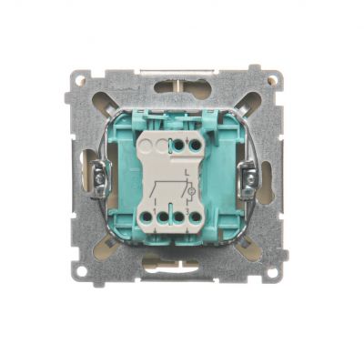 Simon Basic Łącznik świecznikowy z podświetleniem LED 10A 250V szybkozłączka beż BMW5L.01/12 KONTAKT (BMW5L.01/12)