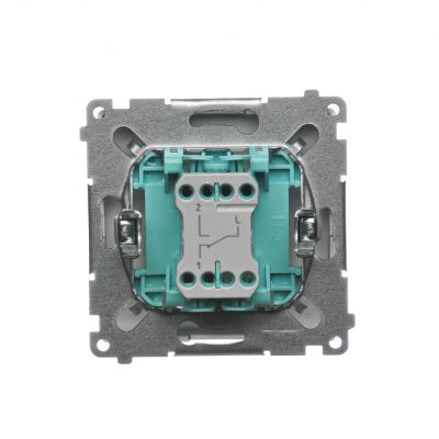 Simon Basic Łącznik schodowy 10A 250V szybkozłączka satynowy BMW6.01/29 KONTAKT (BMW6.01/29)