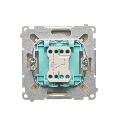 Simon Basic Łącznik schodowy z podświetleniem LED 10A 250V szybkozłączka beż BMW6L.01/12 KONTAKT (BMW6L.01/12)
