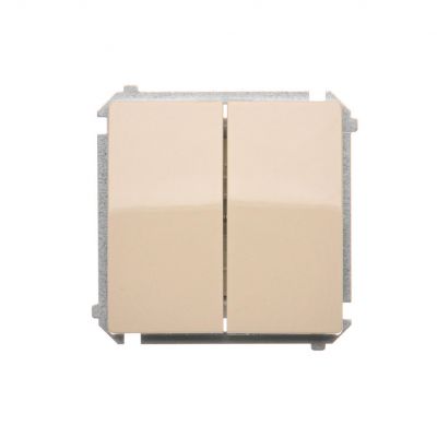 Simon Basic Łącznik schodowy podwójny 10A 250V zaciski śrubowe beż BMW6/2.01/12 KONTAKT (BMW6/2.01/12)