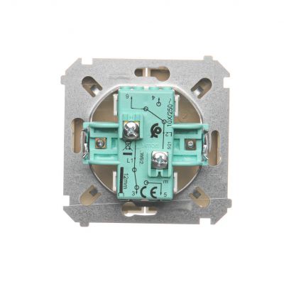 Simon Basic Łącznik schodowy podwójny 10A 250V zaciski śrubowe beż BMW6/2.01/12 KONTAKT (BMW6/2.01/12)