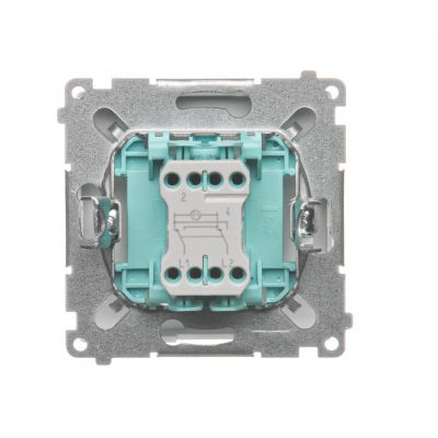 Simon Basic Łącznik krzyżowy z podświetleniem LED 10A 250V szybkozłączka biały BMW7L.01/11 KONTAKT (BMW7L.01/11)