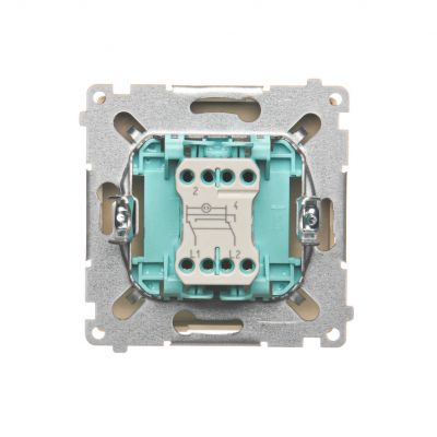 Simon Basic Łącznik krzyżowy z podświetleniem LED 10A 250V szybkozłączka beż BMW7L.01/12 KONTAKT (BMW7L.01/12)