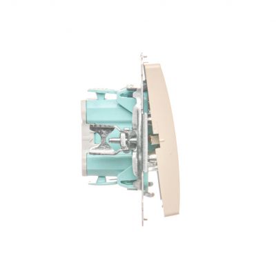 Simon Basic Przycisk dzwonek 10A 250V szybkozłączka beż BMD1.01/12 KONTAKT (BMD1.01/12)