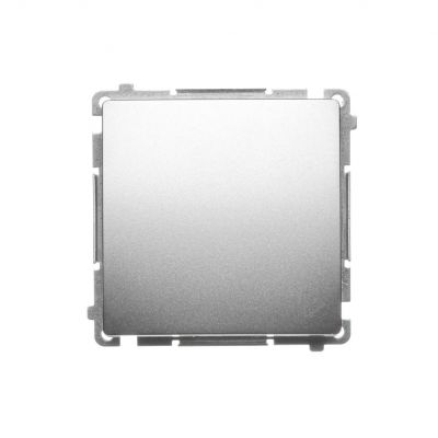 Simon Basic Przycisk dzwonek 10A 250V szybkozłączka satynowy BMD1.01/29 KONTAKT (BMD1.01/29)