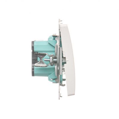 Simon Basic Przycisk dzwonek 16A 250V zaciski śrubowe biały BMD1A.01/11 KONTAKT (BMD1A.01/11)