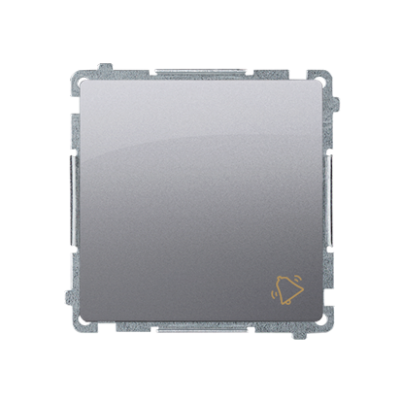 Simon Basic Przycisk dzwonek 16A 250V zaciski śrubowe stal inox BMD1A.01/21 KONTAKT (BMD1A.01/21)