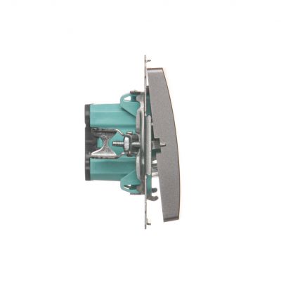 Simon Basic Przycisk dzwonek 16A 250V zaciski śrubowe stal inox BMD1A.01/21 KONTAKT (BMD1A.01/21)