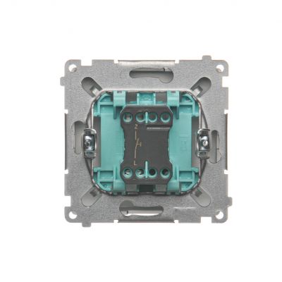 Simon Basic Przycisk dzwonek 16A 250V zaciski śrubowe stal inox BMD1A.01/21 KONTAKT (BMD1A.01/21)