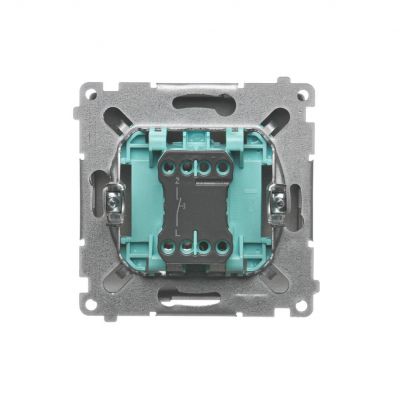 Simon Basic Przycisk dzwonek 16A 250V zaciski śrubowe satynowy BMD1A.01/29 KONTAKT (BMD1A.01/29)