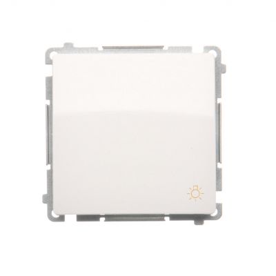 Simon Basic Przycisk światło 16A 250V zaciski śrubowe biały BMS1A.01/11 KONTAKT (BMS1A.01/11)