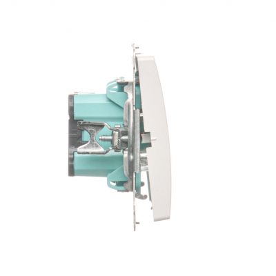 Simon Basic Przycisk światło 16A 250V zaciski śrubowe biały BMS1A.01/11 KONTAKT (BMS1A.01/11)