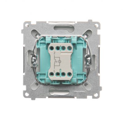 Simon Basic Przycisk światło z podświetleniem LED 10A 250V szybkozłączka biały BMS1L.01/11 KONTAKT (BMS1L.01/11)