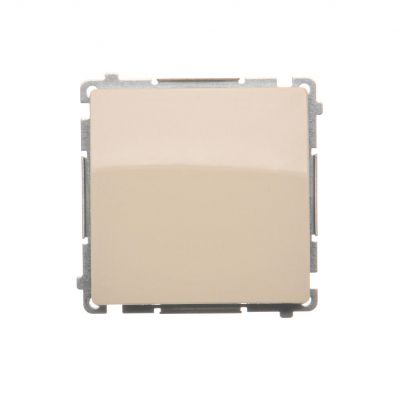 Simon Basic Przycisk pojedynczy zwierny bez piktogramu 10A 250V szybkozłączka beż BMP1.01/12 KONTAKT (BMP1.01/12)