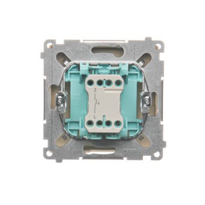 Simon Basic Przycisk pojedynczy zwierny bez piktogramu 10A 250V szybkozłączka beż BMP1.01/12 KONTAKT (BMP1.01/12)