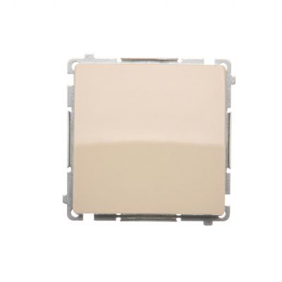 Simon Basic Przycisk pojedynczy rozwierny bez piktogramu 10A 250V zaciski śrubowe beż BMPR1.01/12 KONTAKT (BMPR1.01/12)