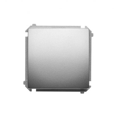 Simon Basic Przycisk pojedynczy rozwierny bez piktogramu 10A 250V zaciski śrubowe satynowy BMPR1.01/29 KONTAKT (BMPR1.01/29)