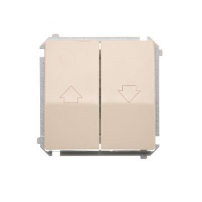 Simon Basic Przycisk roletowy 10A 250V zaciski śrubowe beż BMZ1.01/12 KONTAKT (BMZ1.01/12)