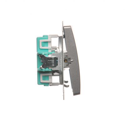 Simon Basic Przycisk roletowy 10A 250V zaciski śrubowe stal inox BMZ1.01/21 KONTAKT (BMZ1.01/21)