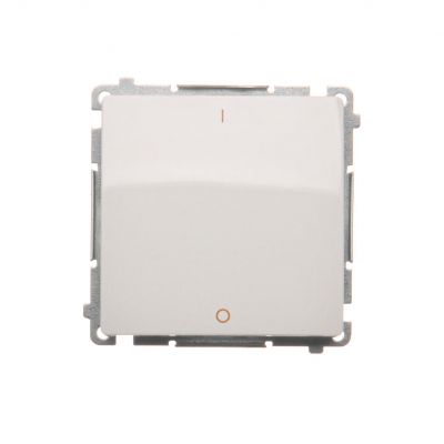 Simon Basic Łącznik dwubiegunowy 10A 250V szybkozłączka biały BMW2.01/11 KONTAKT (BMW2.01/11)